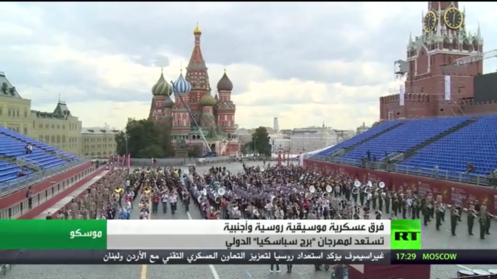 فرق عسكرية موسيقية روسية وأجنبية تستعد لمهرجان 