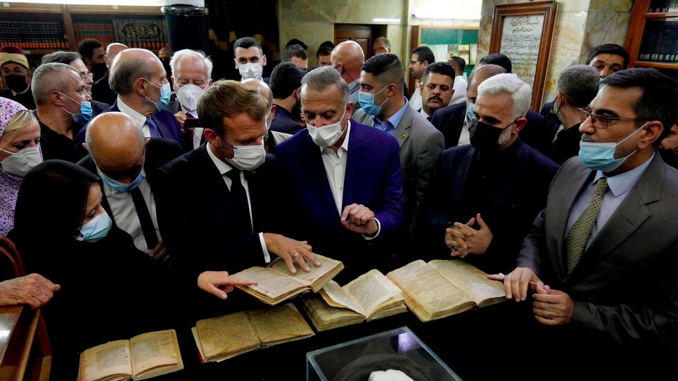 ماكرون يكشف سبب زيارته منطقة الكاظمية العراقية