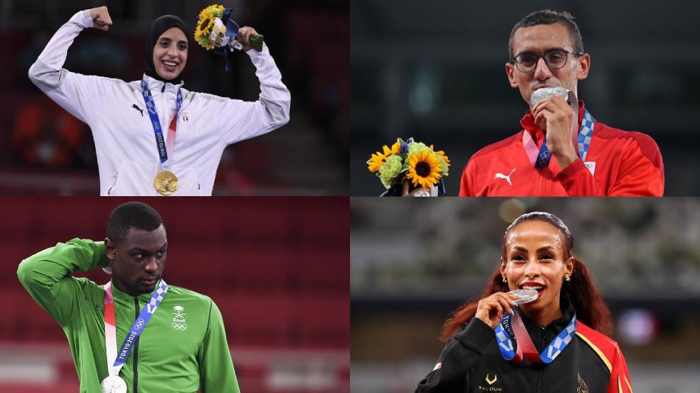 حصيلة العرب بعد منافسات اليوم بأولمبياد 2020.. ذهبية مصرية وفضية سعودية مطلية بالذهب