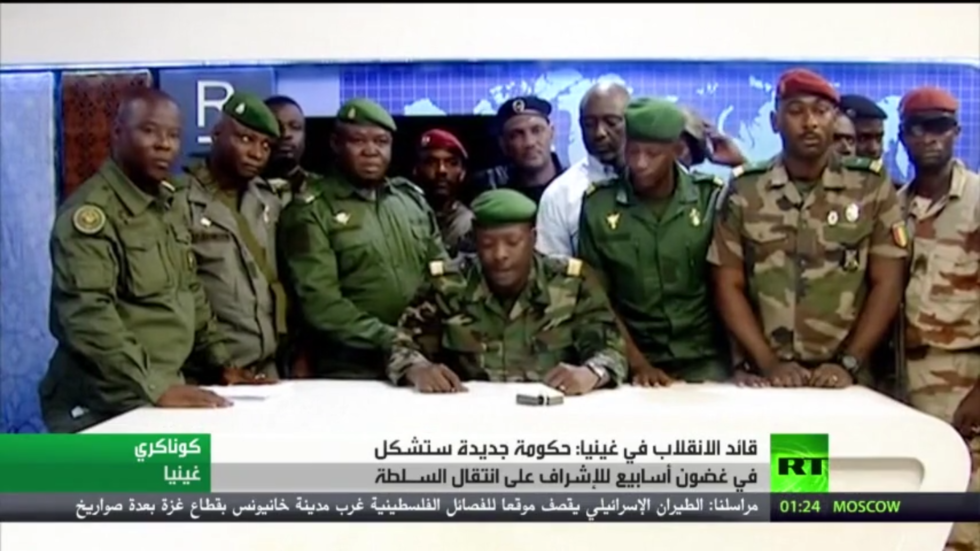 تنديد دولي بالانقلاب العسكري في غينيا ومطالبة بعودة النظام الدستوري في البلاد