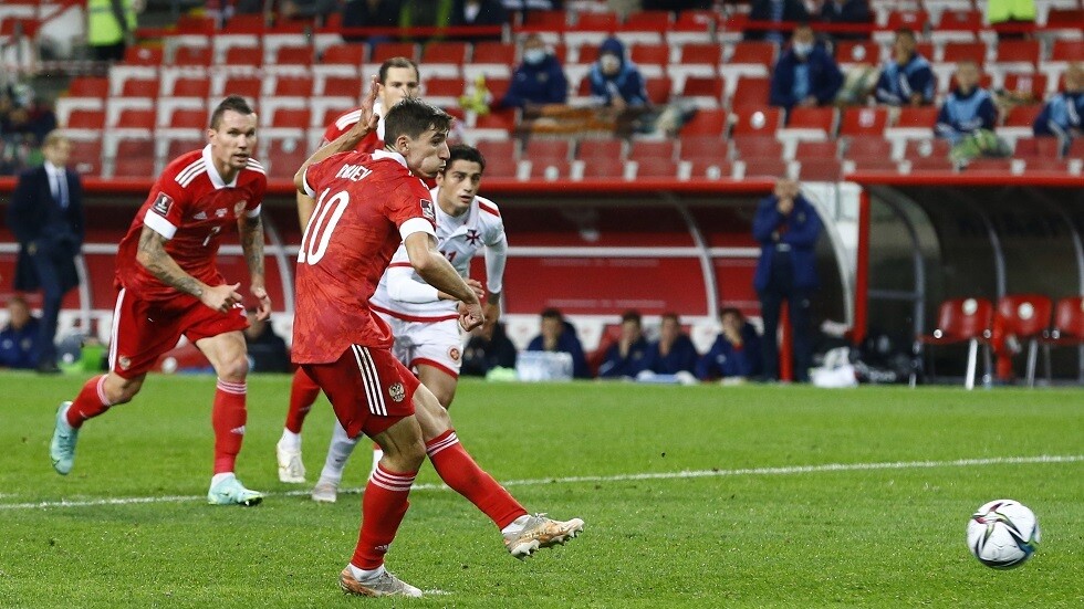 روسيا تفوز على مالطا في تصفيات مونديال قطر (فيديو)