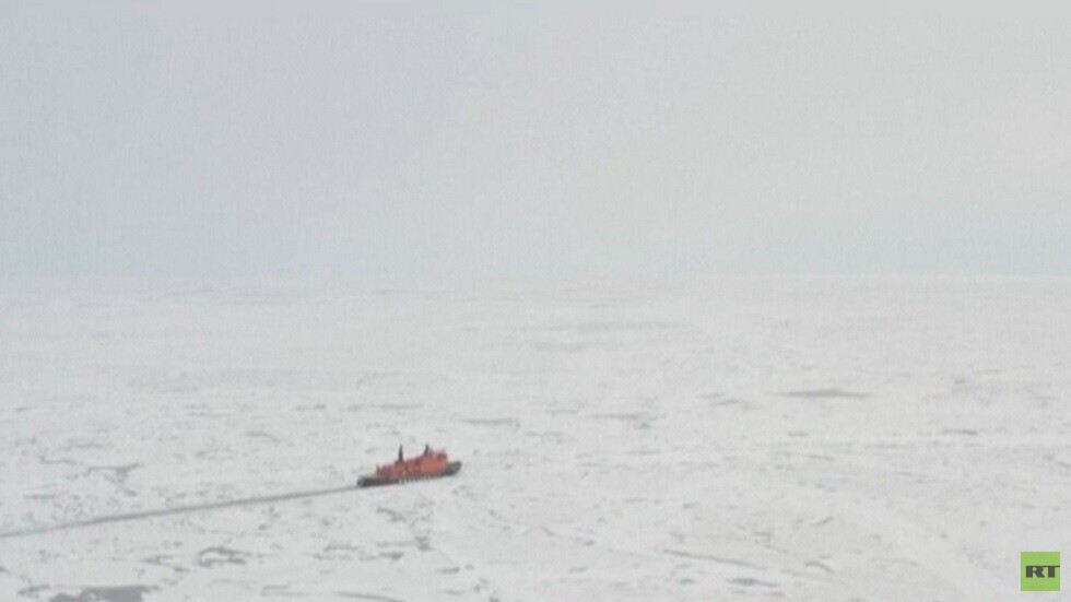كاسحة جليد روسية تكشف تغيرا في القطب الشمالي