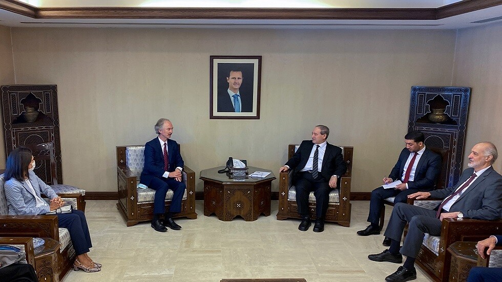 بيدرسن بعد لقاء المقداد: متفقون على البنود الأساسية للجولة القادمة من اللجنة الدستورية