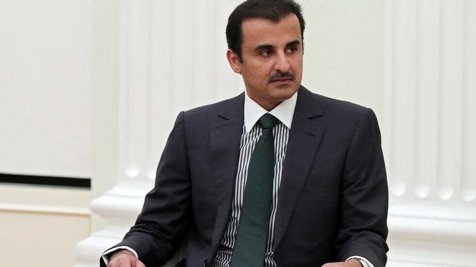 لقاء بين الأمير تميم وجونسون في نيويورك