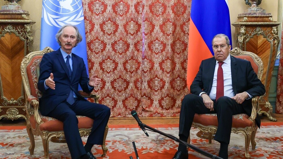 لافروف وبيدرسن يبحثان سير العملية السياسية في سوريا