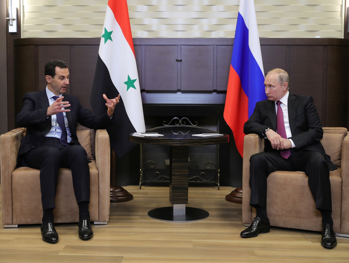 بوتين يشير إلى قفزة في التجارة مع سوريا