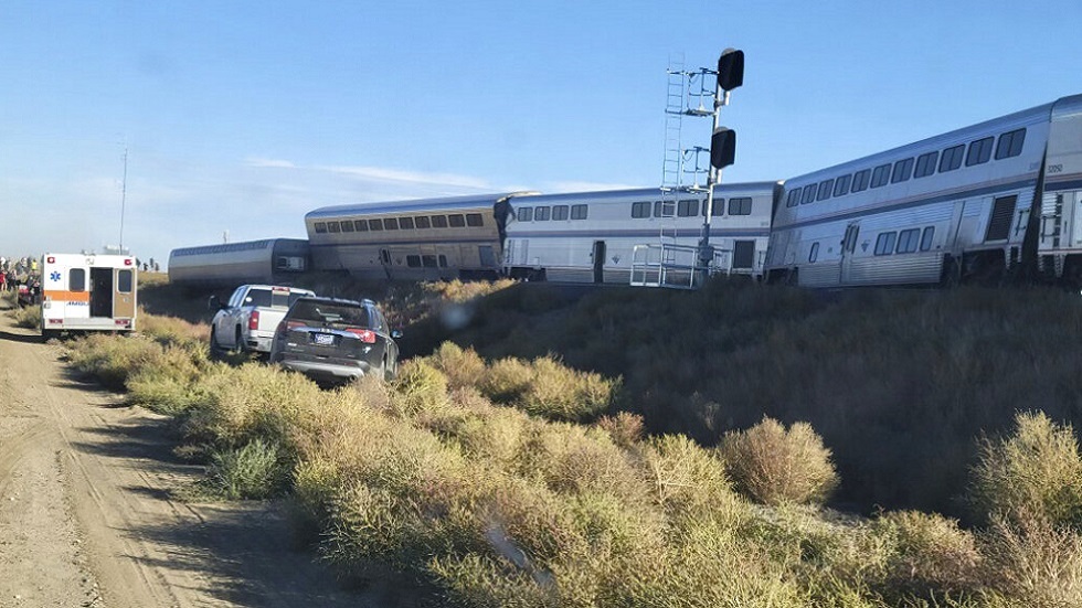 الولايات المتحدة.. مقتل ثلاثة أشخاص بخروج قطار عن مساره