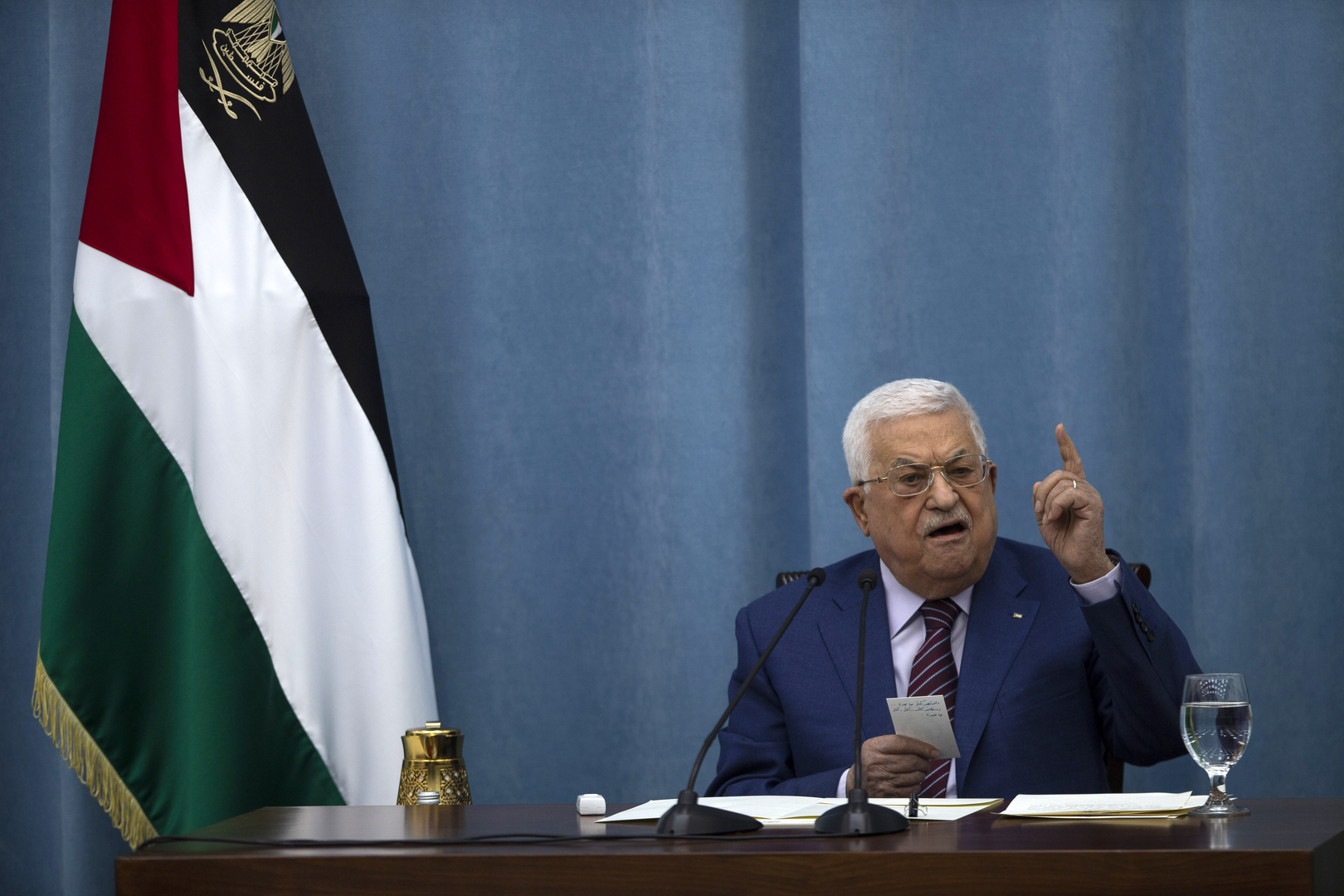 الرئيس الفلسطيني يرحب بقرار حزب العمال البريطاني
