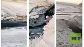 الأردن.. مسؤول يكشف حقيقة ظهور مياه سوداء في منطقة البحر الميت (فيديو)