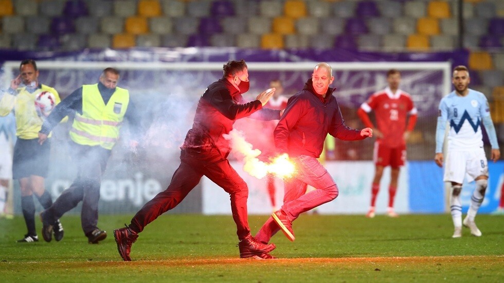 روسيا تشعل ملعب سلوفينيا وتقطع شوطا كبيرا نحو مونديال قطر 2022.. فيديو