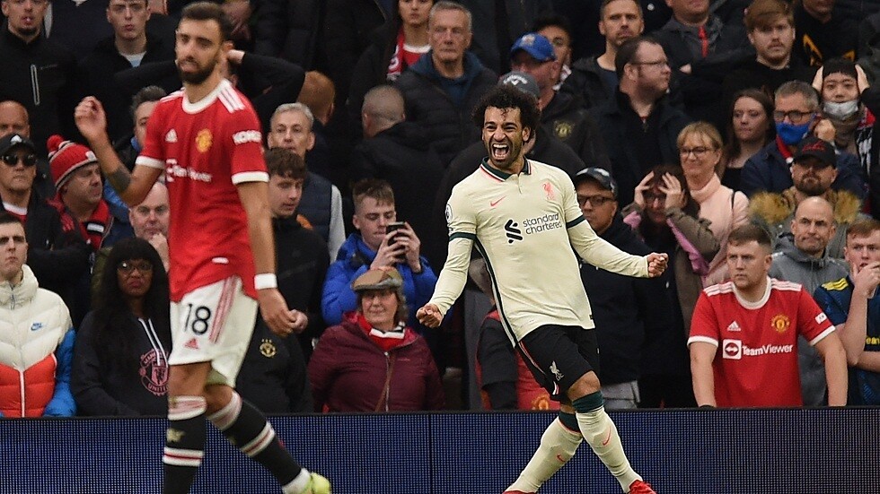 شاهد ثلاثية صلاح التاريخية في شباك "الشياطين الحمر" (فيديو)