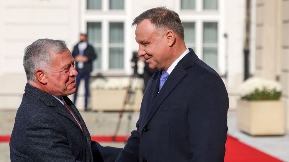 العاهل الأردني يبحث مع الرئيس البولندي تعزيز التعاون الدفاعي (صور + فيديو)