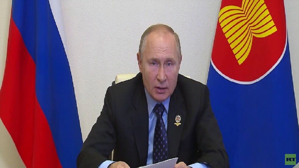 بوتين: منطقة شرق آسيا تصطدم بخطر سباق تسلح
