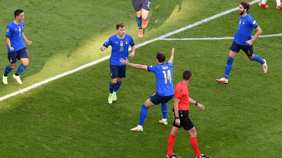 إيطاليا تفوز على بلجيكا وتحرز المركز الثالث لبطولة دوري الأمم الأوروبية (فيديو)