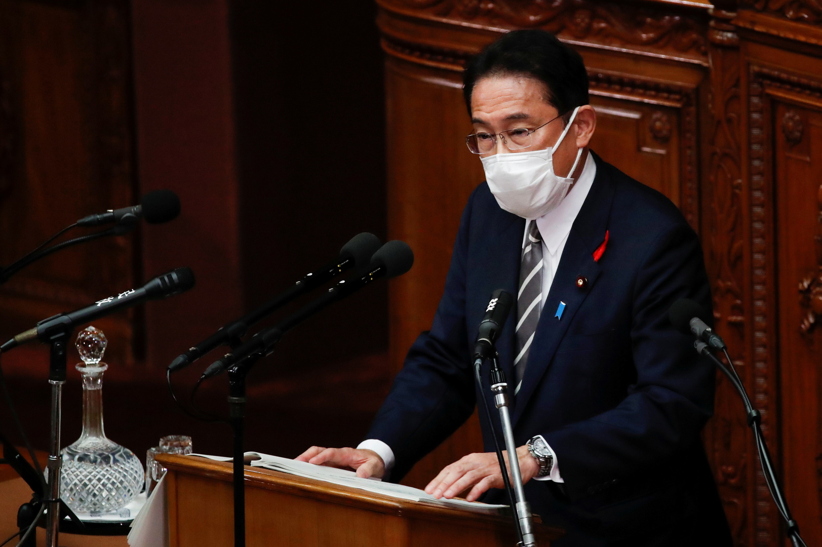 كيشيدا يعلن سيادة اليابان على جزر الكوريل الجنوبية