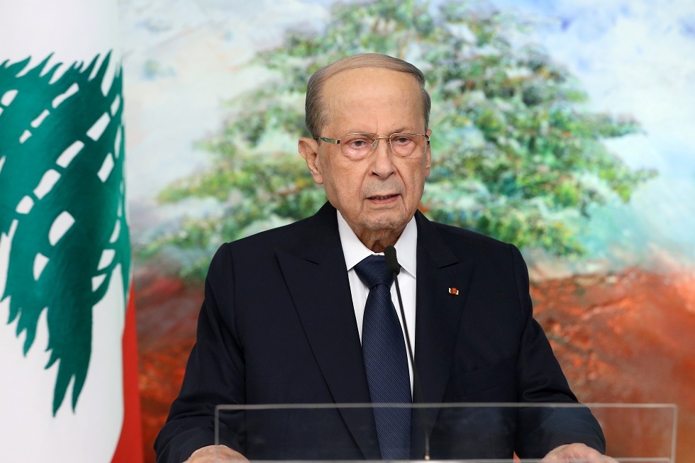 الرئيس اللبناني: ما حدث في بيروت اليوم أمر غير مقبول