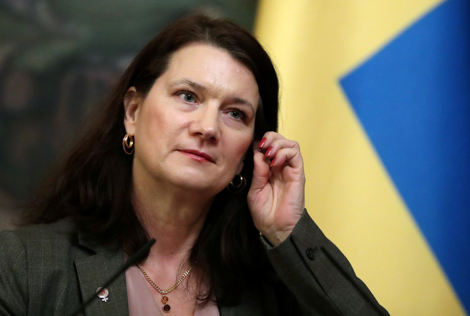 وزيرة خارجية السويد تؤكد لعباس دعمها لتحقيق السلام والاستقرار وفق رؤية 