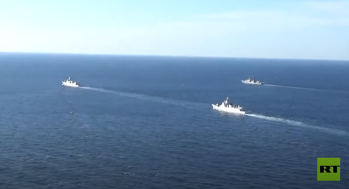 لأول مرة.. سفن حربية روسية وصينية تسير دورية مشتركة في المحيط الهادئ