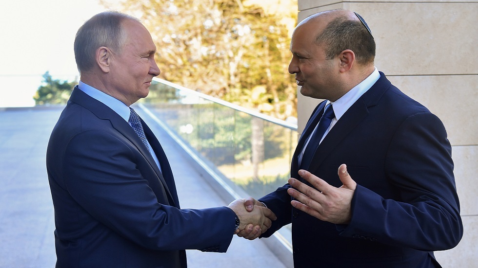 مكتب رئيس الوزراء الإسرائيلي: بوتين دعا بينيت لزيارة مدينة بطرسبورغ