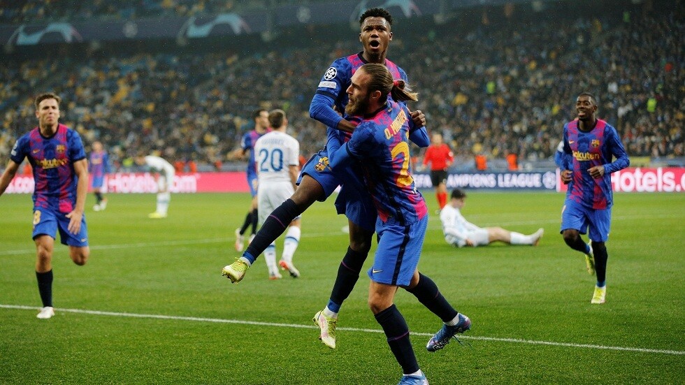 دوري الأبطال.. برشلونة يحقق فوزا ثمينا خارج الديار أمام دينامو كييف (فيديو)