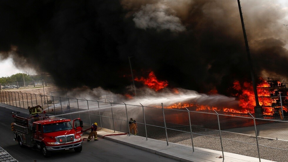 المكسيك.. إجلاء حوالي 600 شخص إثر حريق في سوق كبير