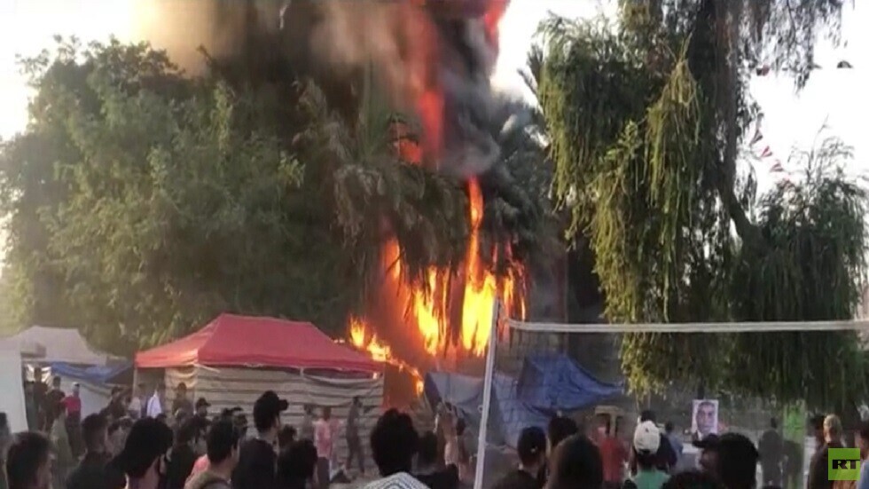 الصحة العراقية: 125 جريحا في مظاهرات بغداد