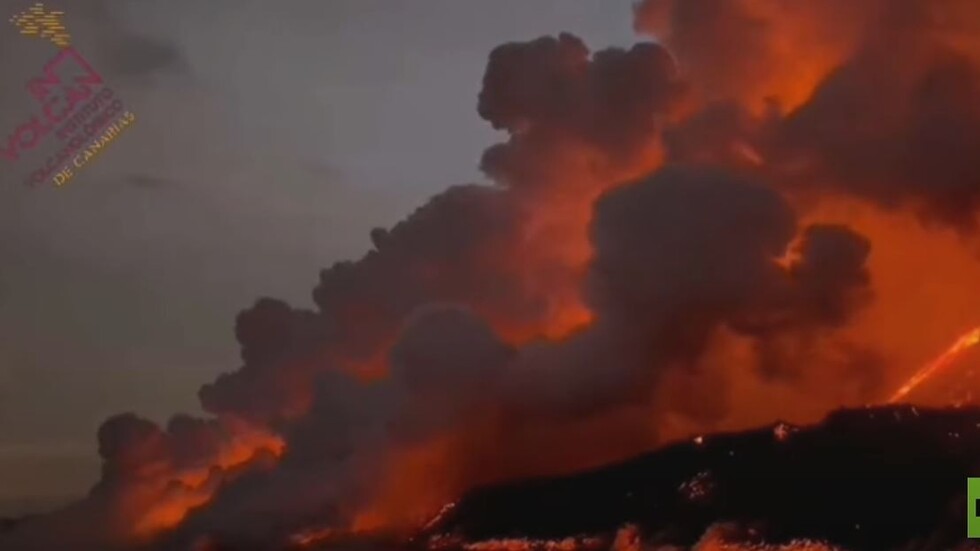 تشكل دلتا جديدة من حمم بركان لا بالما