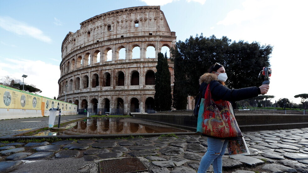 إيطاليا تسجل 53 وفاة و8544 إصابة جديدة بكورونا