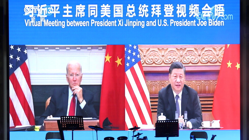 الرئيسان الأمريكي والصيني يبحثان قضايا مصيرية خلال "قمة عن بعد"