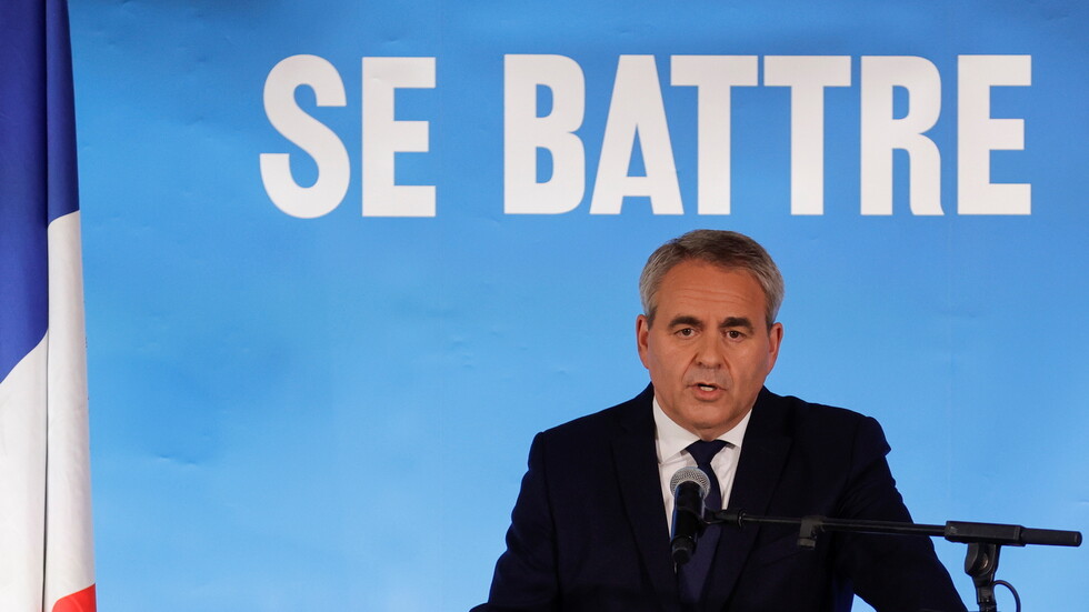 فرنسا.. المرشح الرئاسي كزافييه برتراند يؤكد أنه الوحيد القادر على هزيمة ماكرون