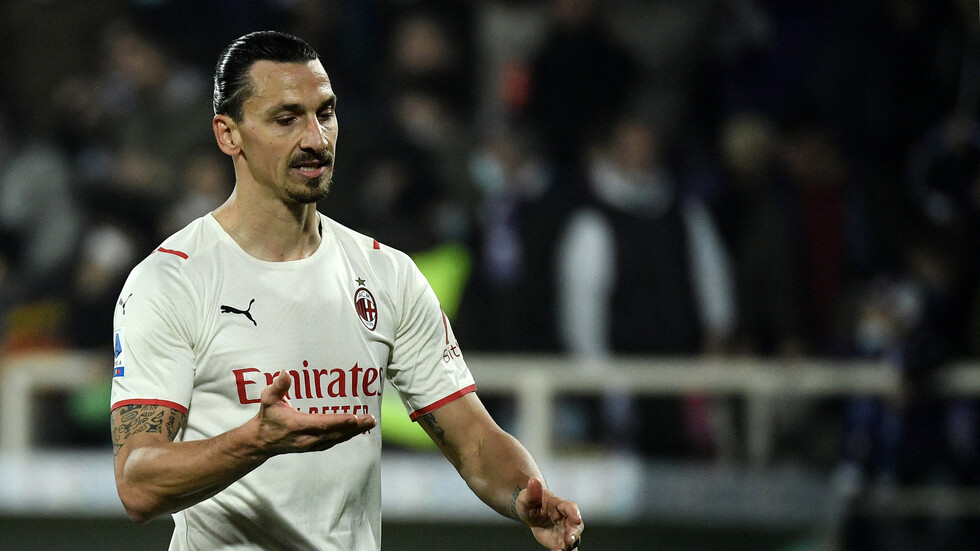 رقم أسطوري لإبراهيموفيتش "الأربعيني" رغم هزيمة ميلان أمام فيورنتينا