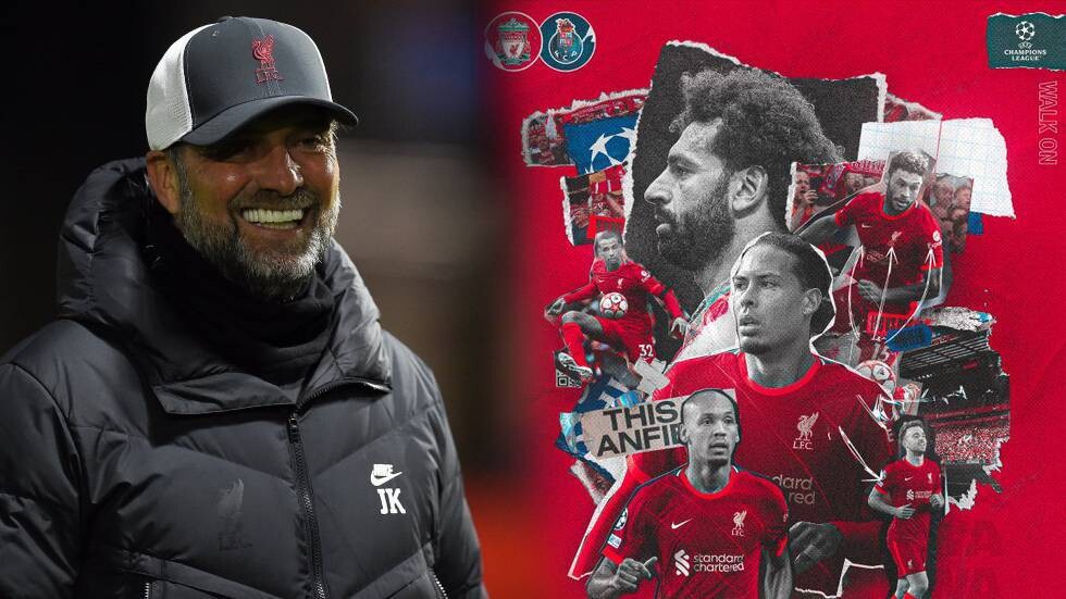 التشكيلة الأساسية لمواجهة ليفربول وضيفه بورتو في