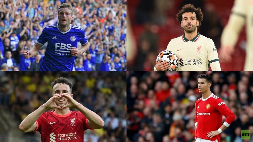 ترتيب هدافي الدوري الإنجليزي.. بعد صيام صلاح ورونالدو وتألق فاردي وجوتا