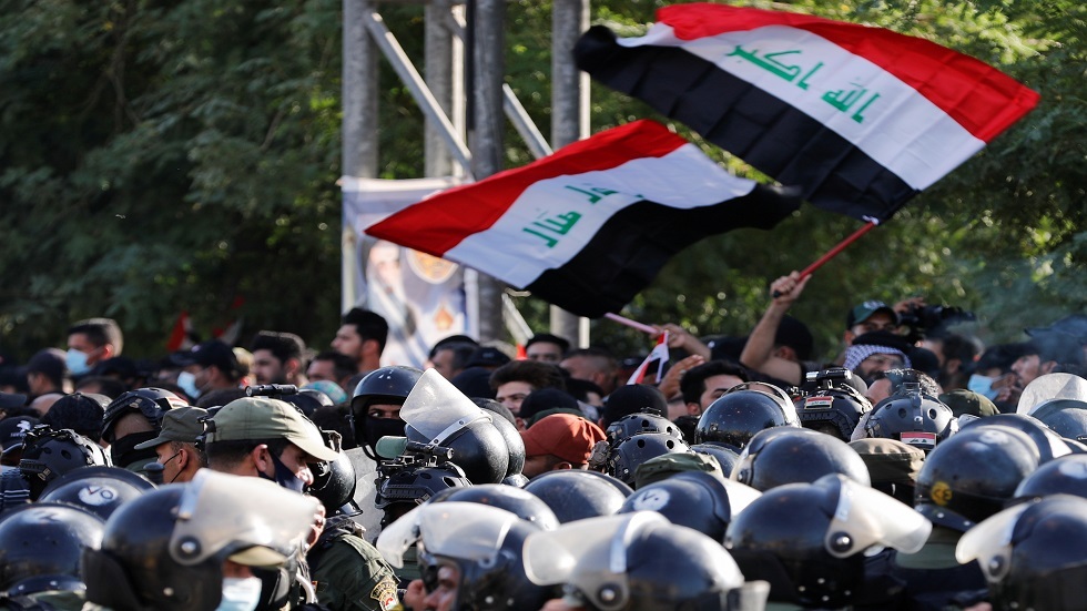 الصحة العراقية: 125 إصابة جراء الصدامات بين القوات الأمنية والمتظاهرين