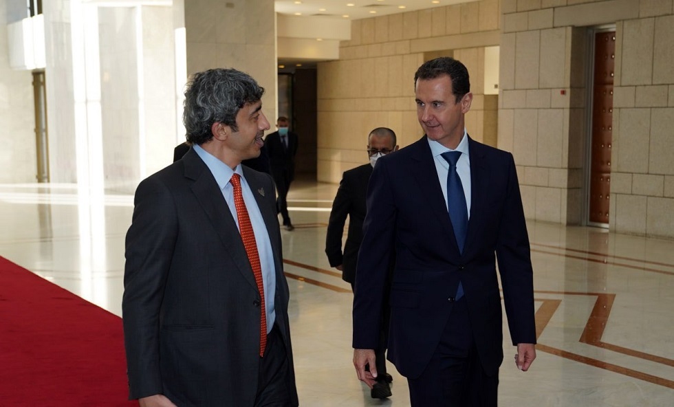وزير الخارجية الإماراتي يزور دمشق ويلتقي الرئيس بشار الأسد (صور + فيديو)