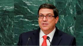 وزير خارجية كوبا في تغريدة على "تويتر": "تويتر" يحرض على زعزعة الاستقرار في البلاد