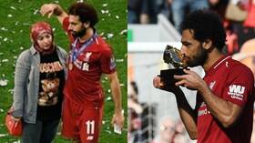 بالفيديو.. صلاح يتوج بـ
