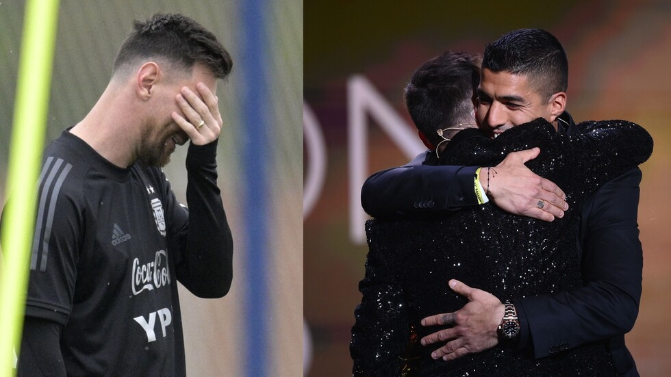 ميسي يشكو لسواريز معاناته مع سان جيرمان