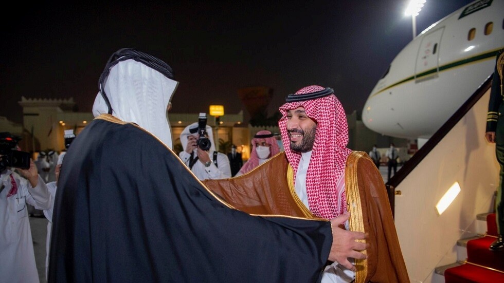السعودية تنشر فيديو استقبال ولي العهد محمد بن سلمان في قطر "مرحب بالغالي ابن الغالي"