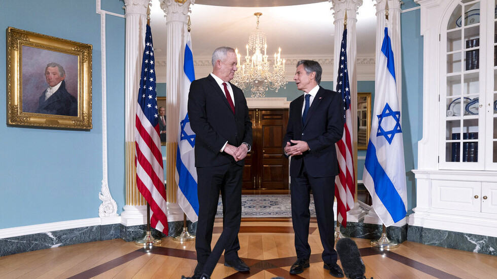 بلينكن يلتقي بغانتس في واشنطن