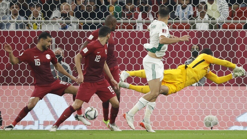 شاهد أهداف مباراة الجزائر وقطر في نصف نهائي كأس العرب (فيديو)