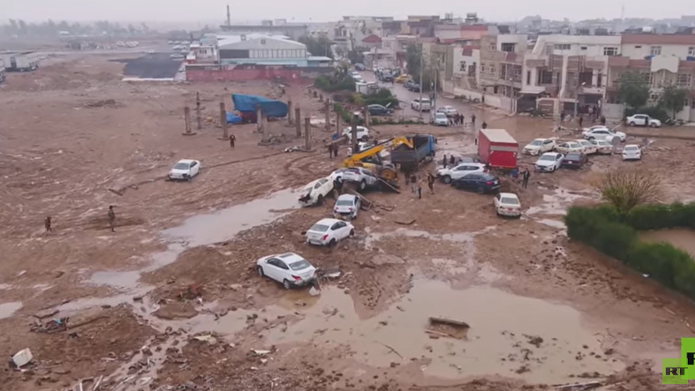 العراق.. أربيل تعلن مجمل الأضرار الناجمة عن السيول والفيضانات