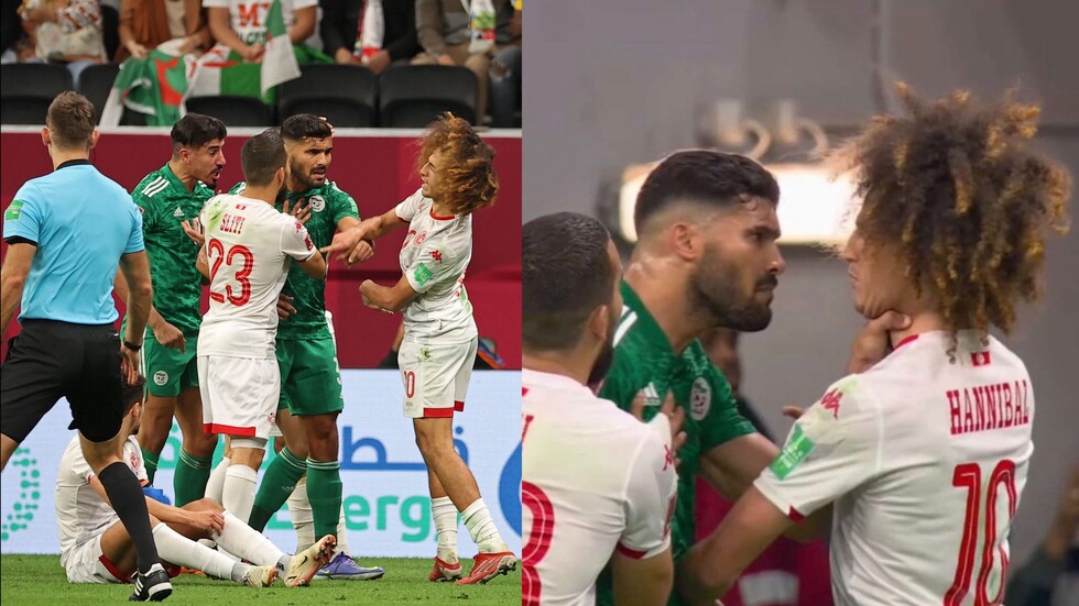 بعد حادثة المجبري.. لاعب الجزائر يعتذر على طريقته (صورة)