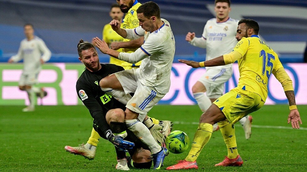 قادش يجبر ريال مدريد على تقاسم نقاط المباراة ويوقف سلسلة انتصاراته (فيديو)