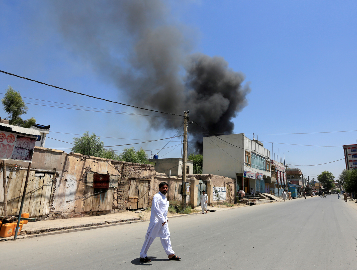 انفجار في العاصمة الأفغانية كابل (فيديو)