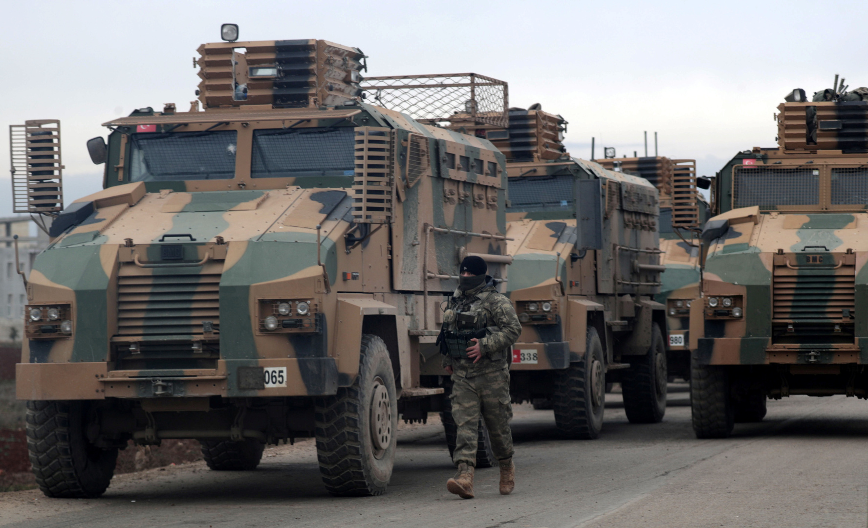 آليات تابعة للجيش التركي