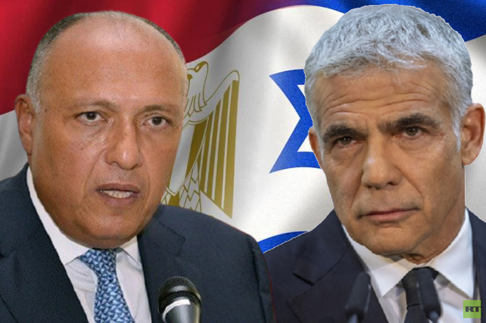 وزير الخارجية المصري يعقد مباحثات مع نظيره الإسرائيلي