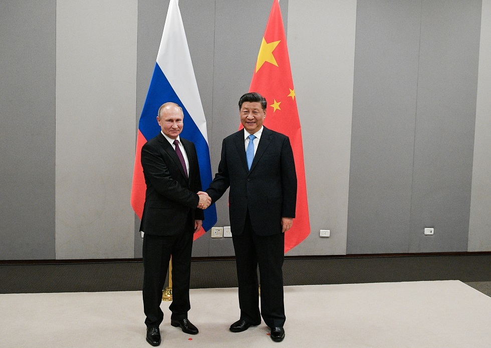 بوتين سيبحث مع نظيره الصيني الأربعاء المقبل قضايا عالمية وإقليمية