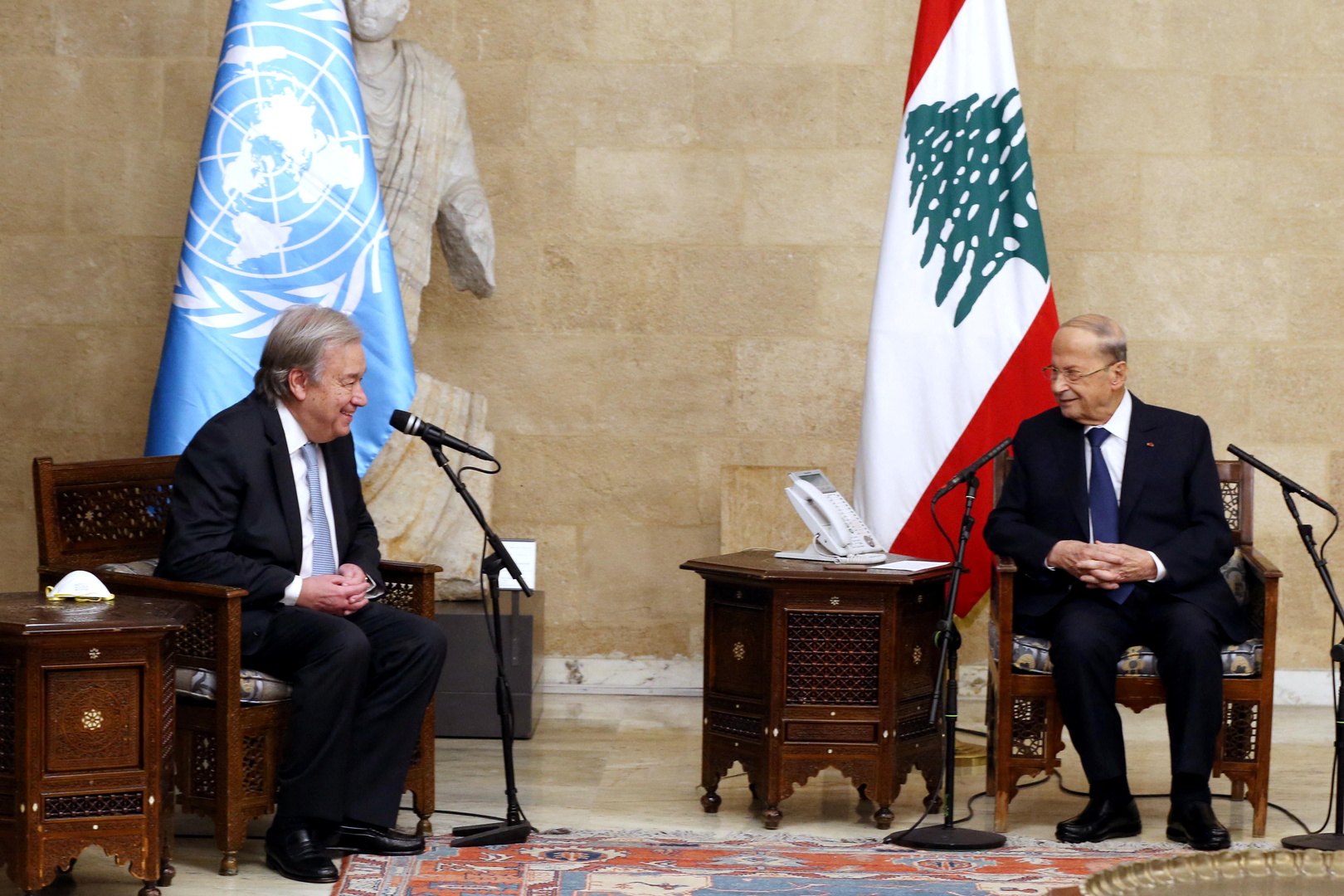 غوتيريش: الهدف من زيارتي للبنان مناقشة تقديم أفضل دعم للشعب للتغلب على أزماته