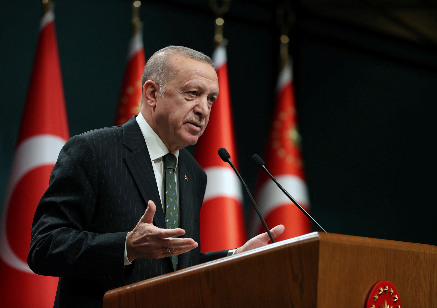 أردوغان يكشف عن حجم احتياطيات تركيا الدولية